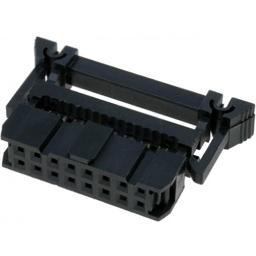 AWP-16ZZ; Plug; IDC; female; PIN: 16; IDC; for ribbon cable; 1.27mm; NINIGI