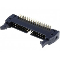 DS1011-34RBSIB7; Socket; IDC; male; PIN: 34; angled 90°; THT; gold-plated; 2.54mm; CONNFLY