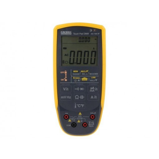 AX-160IP; Digital multimeter; LCD (6000),double,with a backlit; 3x/s; AXIOMET
