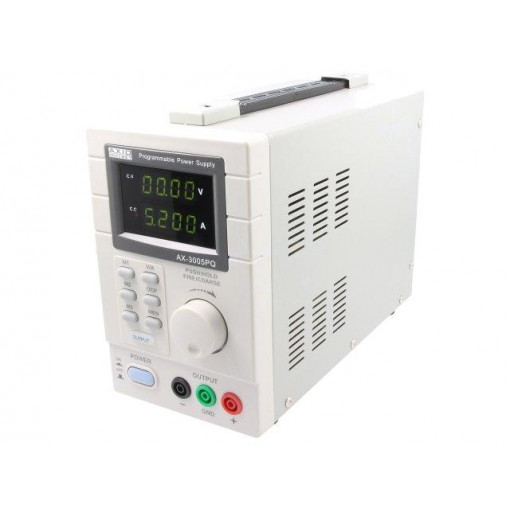 AX-3005PQ; Power supply: programmable laboratory; Channels: 1; 0÷30VDC; 10mV; AXIOMET AX-3005PQ; Power supply: programmable laboratory; Channels: 1; 0÷30VDC; 10mV; AXIOMET