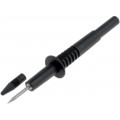 AX-CP-05-B; Test probe; 10A; black; Tip diameter: 2mm; Socket size: 4mm; AXIOMET