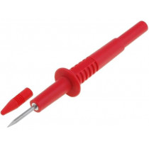 AX-CP-05-R; Test probe; 10A; red; Tip diameter: 2mm; Socket size: 4mm; AXIOMET
