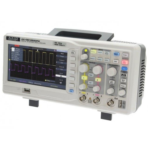 AX-DS1052CFM; Oscilloscope: digital; Band: ≤50MHz; Channels: 2; 40kpts; AXIOMET AX-DS1052CFM; Oscilloscope: digital; Band: ≤50MHz; Channels: 2; 40kpts; AXIOMET