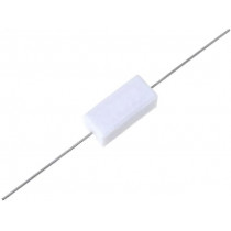 PRW05WJW47JB00; Resistor: wire-wound; cement; THT; 4.7Ω; 5W; ±5%; 10x9x22mm; ROYAL OHM PRW05WJW47JB00; Resistor: wire-wound; cement; THT; 4.7Ω; 5W; ±5%; 10x9x22mm; ROYAL OHM
