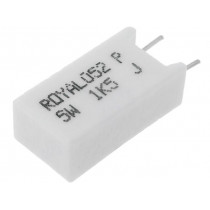 PRM05WJP152B00; Resistor: wire-wound; cement; THT,vertical; 1.5kΩ; 5W; ±5%; ROYAL OHM