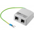 NET PROTECTOR; Arrester: for telecommunications networks; RJ45; 5V; 135A; HSK DATA