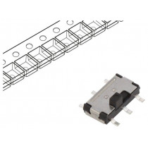 AYZ0202AGRLC; Switch: slide; Pos: 2; DPDT; 0.1A/12VDC; ON-ON; Mounting: SMT; 100MΩ; C&K