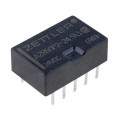 AZ850P2-24; Relay: electromagnetic; DPDT; Ucoil: 24VDC; 0.5A/125VAC; 1A/30VDC; ZETTLER