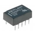 AZ850P2-3; Relay: electromagnetic; DPDT; Ucoil: 3VDC; 0.5A/125VAC; 1A/30VDC; ZETTLER