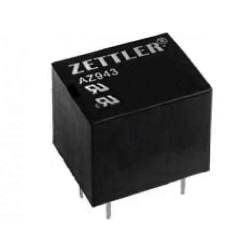AZ943-1AH-12DE; Relay: electromagnetic; SPST-NO; Ucoil: 12VDC; 15A/125VAC; 15A; ZETTLER