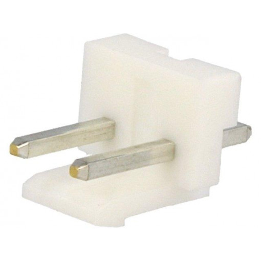 B02P-NV; Socket; wire-board; male; 5mm; PIN: 2; Colour: white; JST