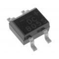 B05S; Single-phase bridge rectifier; Urmax: 50V; If: 0.5A; Ifsm: 30A; DC COMPONENTS