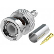 B1121A1-ND3G-1A-50; Plug; BNC; male; KX23,M17-84,RG142,RG223,RG400,RG55; for cable; AMPHENOL