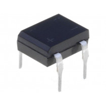B250FD; Single-phase bridge rectifier; Urmax: 600V; If: 1A; Ifsm: 40A; DIL; DIOTEC SEMICONDUCTOR