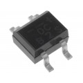 B2S; Single-phase bridge rectifier; Urmax: 200V; If: 0.5A; Ifsm: 30A; DC COMPONENTS