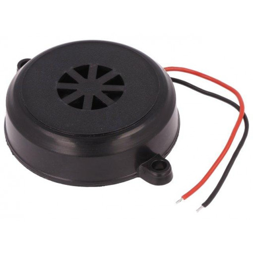 ; Sound transducer: piezo alarm; 12÷24VDC; Colour: black; MPM
