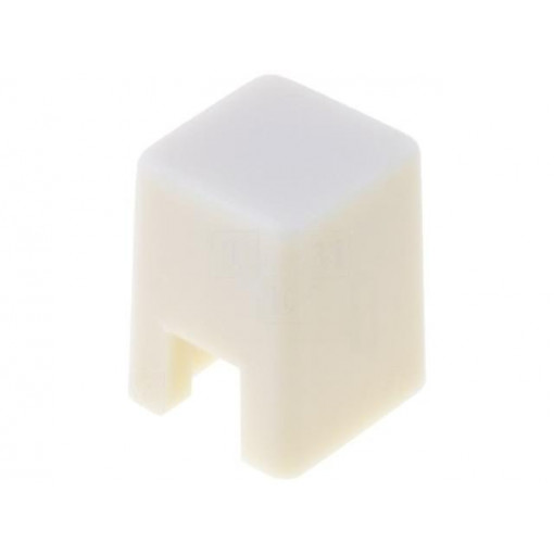 B32-1000; Button; square; ivory; 4x4mm; Application: B3F-1,B3F-3,B3FS; OMRON OCB