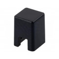 B32-1010; Button; square; black; 4x4mm; Application: B3F-1,B3F-3,B3FS; OMRON OCB