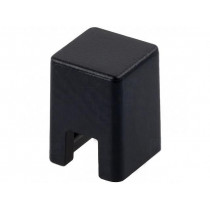 B32-1010; Button; square; black; 4x4mm; Application: B3F-1,B3F-3,B3FS; OMRON OCB