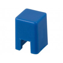 B32-1040; Button; square; blue; 4x4mm; Application: B3F-1,B3F-3,B3FS; OMRON OCB