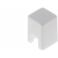 B32-1060; Button; square; white; 4x4mm; Application: B3F-1,B3F-3,B3FS; OMRON OCB