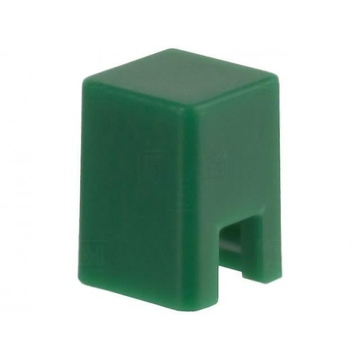 B32-1070; Button; square; green; 4x4mm; Application: B3F-1,B3F-3,B3FS; OMRON OCB