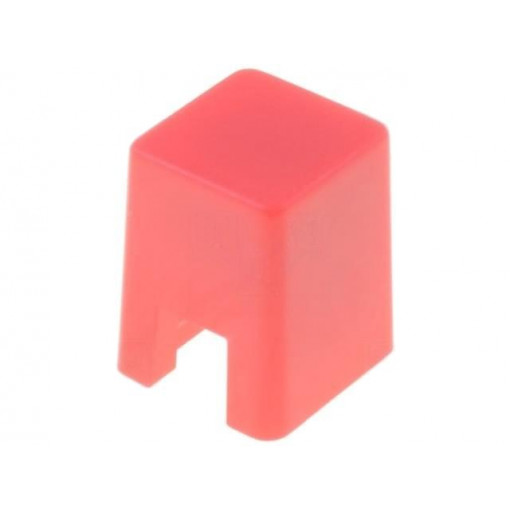 B32-1080; Button; square; red; 4x4mm; Application: B3F-1,B3F-3,B3FS; OMRON OCB