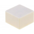 B32-1200; Button; square; ivory; 9x9mm; Application: B3F-4,B3F-5,B3W; OMRON OCB