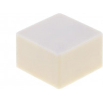 B32-1200; Button; square; ivory; 9x9mm; Application: B3F-4,B3F-5,B3W; OMRON OCB