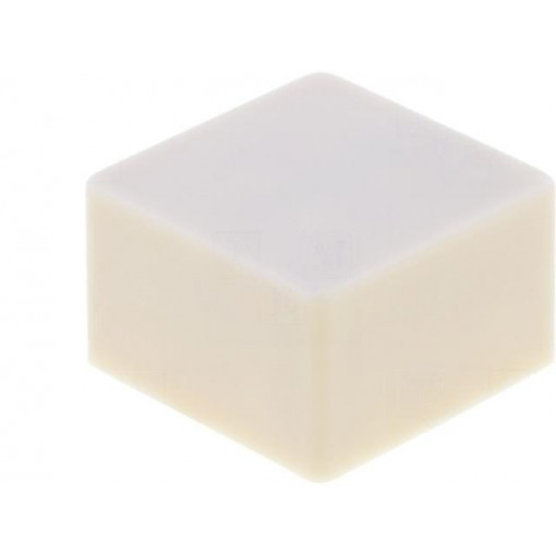 B32-1200; Button; square; ivory; 9x9mm; Application: B3F-4,B3F-5,B3W; OMRON OCB