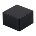 B32-1210; Button; square; black; 9x9mm; Application: B3F-4,B3F-5,B3W; OMRON OCB
