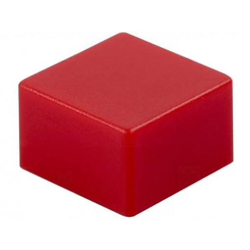 B32-1280; Button; square; red; 9x9mm; OMRON OCB