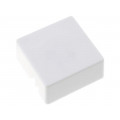 B32-1360; Button; square; white; 12x12mm; Application: B3F-4,B3F-5,B3W; OMRON OCB