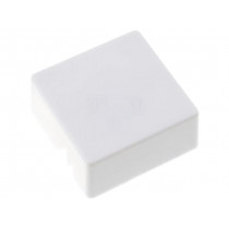 B32-1360; Button; square; white; 12x12mm; Application: B3F-4,B3F-5,B3W; OMRON OCB