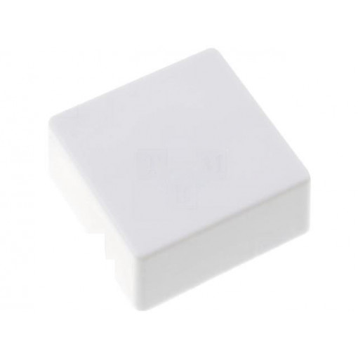 B32-1360; Button; square; white; 12x12mm; Application: B3F-4,B3F-5,B3W; OMRON OCB