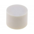 B32-1600; Button; round; ivory; Ø9.5mm; Application: B3F-4,B3F-5,B3W; OMRON OCB