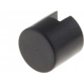 B32-2010; Button; round; black; Ø6mm; Application: B3F-4,B3F-5,B3W; OMRON OCB