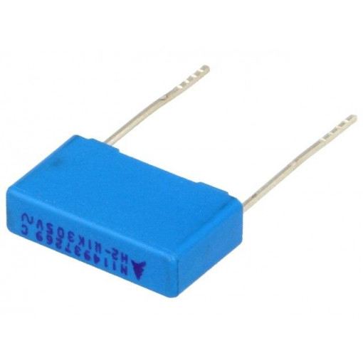 B32922C3104K289; Capacitor: polypropylene; X2; 100nF; 15mm; ±10%; 5x10.5x18mm; EPCOS B32922C3104K289; Capacitor: polypropylene; X2; 100nF; 15mm; ±10%; 5x10.5x18mm; EPCOS