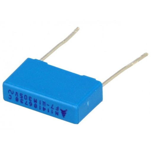 B32922C3104M189; Capacitor: polypropylene; X2; 100nF; 15mm; ±20%; 5x10.5x18mm; EPCOS B32922C3104M189; Capacitor: polypropylene; X2; 100nF; 15mm; ±20%; 5x10.5x18mm; EPCOS