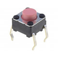 B3F-1025; Microswitch TACT; SPST-NO; Pos: 2; 0.05A/24VDC; THT; none; 2.55N; OMRON OCB