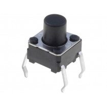 B3F-1060; Microswitch TACT; SPST-NO; Pos: 2; 0.05A/24VDC; THT; none; 0.98N; OMRON OCB