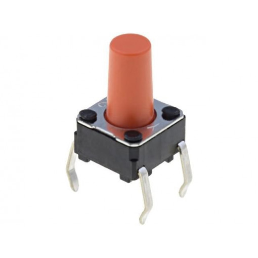 B3F-1075; Microswitch TACT; SPST-NO; Pos: 2; 0.05A/24VDC; THT; none; 2.55N; OMRON OCB