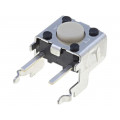 B3F-3100; Microswitch TACT; SPST-NO; Pos: 2; 0.05A/24VDC; THT; none; 0.98N; OMRON OCB