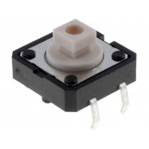 B3F-4050; Microswitch TACT; SPST-NO; Pos: 2; 0.05A/24VDC; THT; none; 1.27N; OMRON OCB