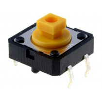 B3F-4055; Microswitch TACT; SPST-NO; Pos: 2; 0.05A/24VDC; THT; none; 2.55N; OMRON OCB