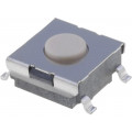 B3FS-1002; Microswitch TACT; SPST-NO; Pos: 2; 0.05A/24VDC; SMT; none; 1.47N; OMRON OCB