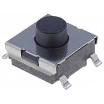 B3FS-1010; Microswitch TACT; SPST-NO; Pos: 2; 0.05A/24VDC; SMT; none; 0.98N; OMRON OCB