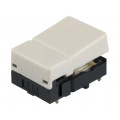 B3J-1000; Switch: keypad; Pos: 2; SPST-NO; 0.05A/24VDC; ivory; THT; 1.27N; OMRON OCB