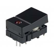 B3J-2100; Switch: keypad; Pos: 2; SPST-NO; 0.05A/24VDC; black; LED; red; THT; OMRON OCB B3J-2100; Switch: keypad; Pos: 2; SPST-NO; 0.05A/24VDC; black; LED; red; THT; OMRON OCB