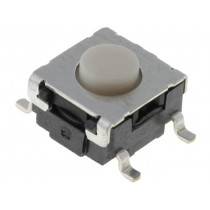 B3S-1000P; Microswitch TACT; SPST-NO; Pos: 2; 0.05A/24VDC; SMT; none; 1.57N; OMRON OCB